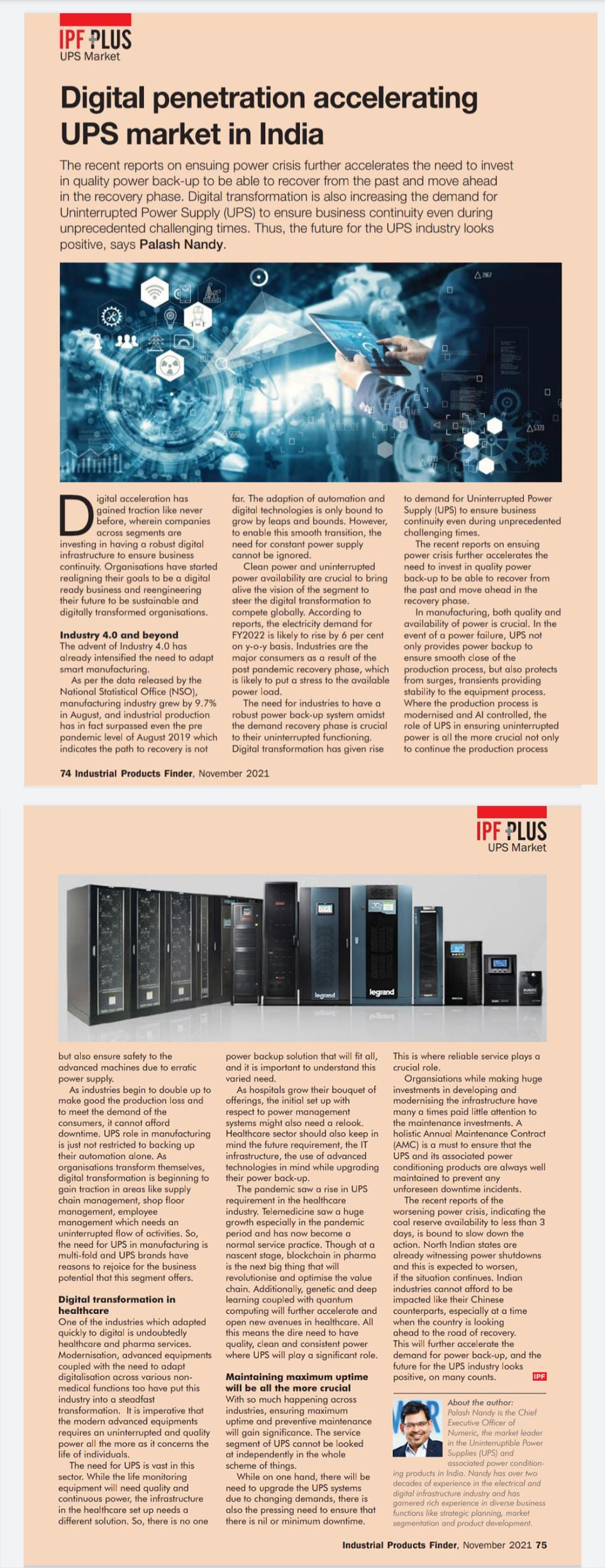 Press Coverage Numeric UPS